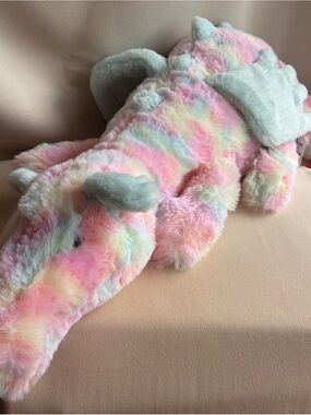 Jellycat Rainbow Lazulia dragon Large Brand New with Tag